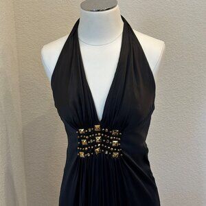 Black Silk Prom Dress Size 0